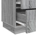 Dulap de noapte Sonoma gri 62 x 34,5 x 44,5 cm Lemn prelucrat - WALTI WALTI