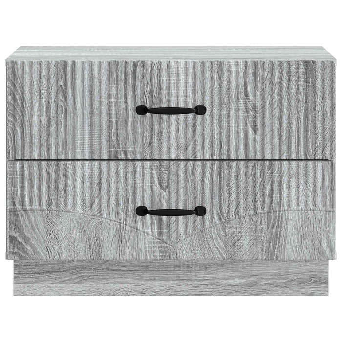 Dulap de noapte Sonoma gri 62 x 34,5 x 44,5 cm Lemn prelucrat - WALTI WALTI