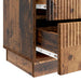 Dulap de noapte Lemn vechi 62 x 34,5 x 44,5 cm Lemn prelucrat - WALTI WALTI