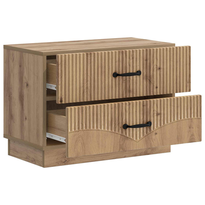Dulap de noapte cu sertar Stejar Artizanal 62 x 34,5 x 44,5 cm - WALTI WALTI