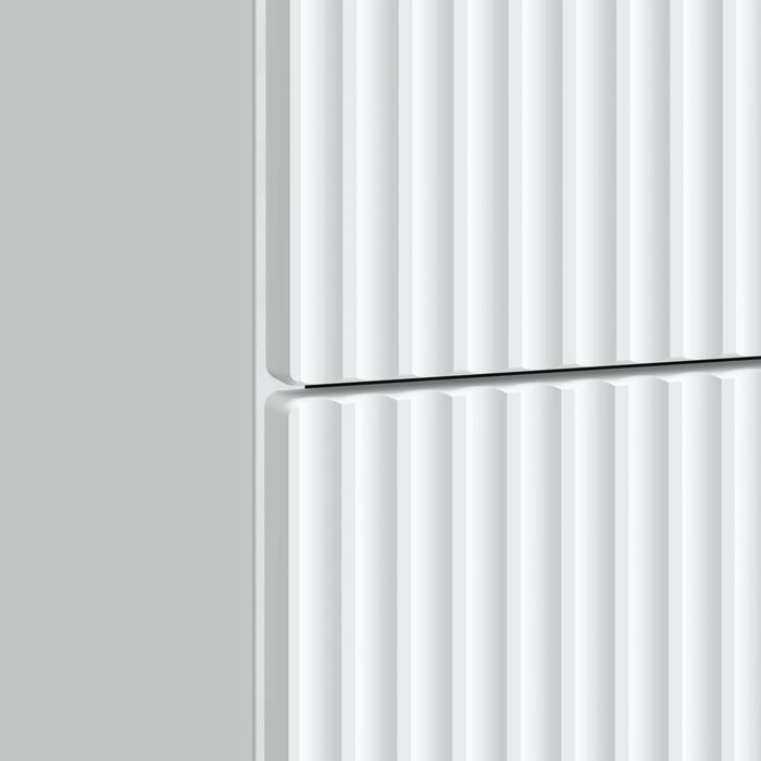 Dulap de noapte cu sertar Alb 43 x 41 x 63,5 cm Lemn prelucrat - WALTI WALTI