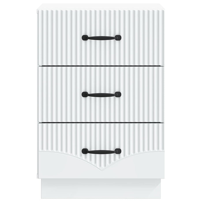 Dulap de noapte cu sertar Alb 43 x 41 x 63,5 cm Lemn prelucrat - WALTI WALTI