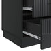Dulap de noapte Negru 43 x 41 x 63,5 cm Lemn prelucrat - WALTI WALTI