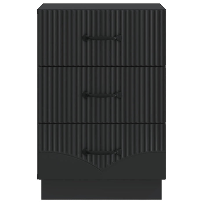 Dulap de noapte Negru 43 x 41 x 63,5 cm Lemn prelucrat - WALTI WALTI