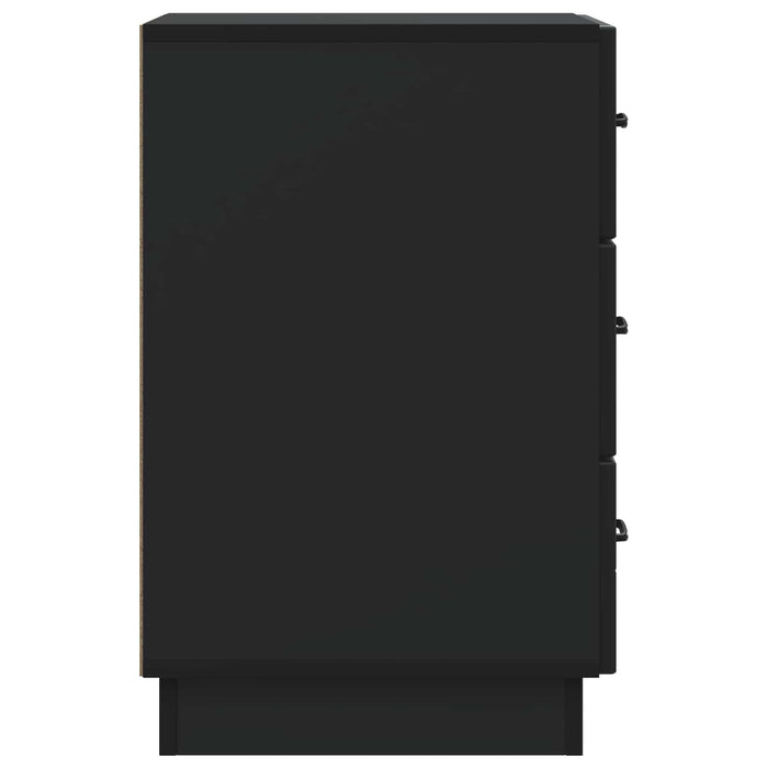Dulap de noapte Negru 43 x 41 x 63,5 cm Lemn prelucrat - WALTI WALTI
