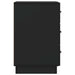 Dulap de noapte Negru 43 x 41 x 63,5 cm Lemn prelucrat - WALTI WALTI