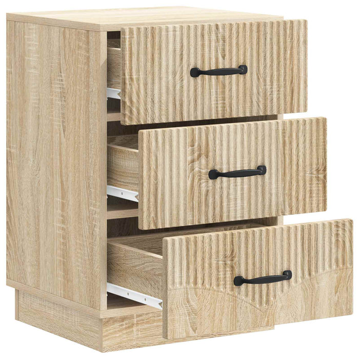 Dulap de noapte Stejar Sonoma 43 x 41 x 63,5 cm Lemn prelucrat - WALTI WALTI