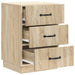 Dulap de noapte Stejar Sonoma 43 x 41 x 63,5 cm Lemn prelucrat - WALTI WALTI
