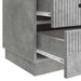 Dulap de noapte Gri Beton 43 x 41 x 63,5 cm Lemn prelucrat - WALTI WALTI