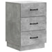 Dulap de noapte Gri Beton 43 x 41 x 63,5 cm Lemn prelucrat - WALTI WALTI
