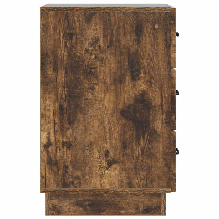 Dulap de noapte Stejar fumuriu 43 x 41 x 63,5 cm Lemn prelucrat - WALTI WALTI