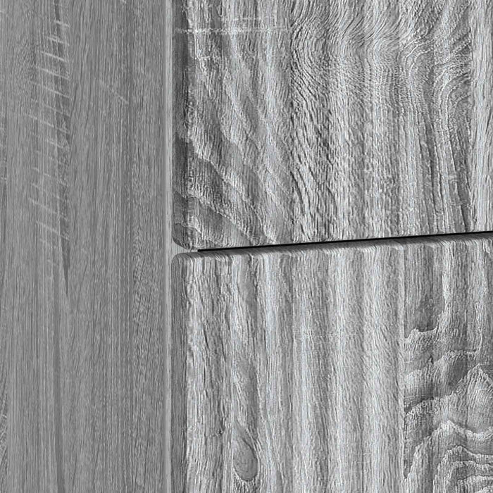 Dulap de noapte Sonoma gri 43 x 41 x 63,5 cm Lemn prelucrat - WALTI WALTI