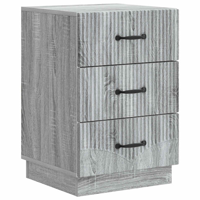Dulap de noapte Sonoma gri 43 x 41 x 63,5 cm Lemn prelucrat - WALTI WALTI