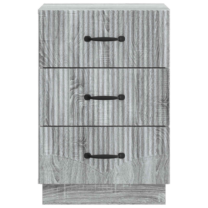 Dulap de noapte Sonoma gri 43 x 41 x 63,5 cm Lemn prelucrat - WALTI WALTI