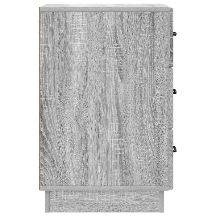 Dulap de noapte Sonoma gri 43 x 41 x 63,5 cm Lemn prelucrat - WALTI WALTI