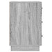 Dulap de noapte Sonoma gri 43 x 41 x 63,5 cm Lemn prelucrat - WALTI WALTI