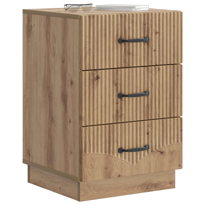 Dulap de noapte cu sertar Stejar Artizanal 43 x 41 x 63,5 cm - WALTI WALTI