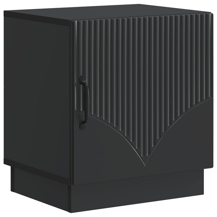 Noptieră Negru 43 x 34,5 x 47 cm Lemn prelucrat - WALTI WALTI