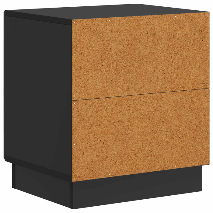 Noptieră Negru 43 x 34,5 x 47 cm Lemn prelucrat - WALTI WALTI