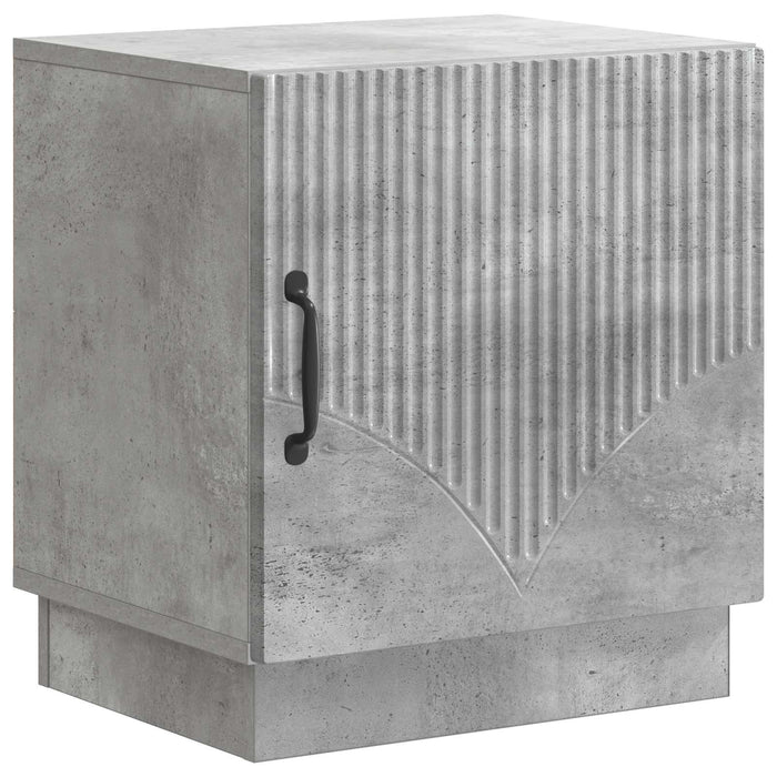Noptieră Gri Concret 43 x 34,5 x 47 cm Lemn prelucrat - WALTI WALTI