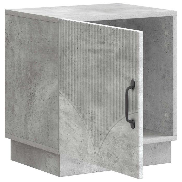 Noptieră Gri Concret 43 x 34,5 x 47 cm Lemn prelucrat - WALTI WALTI