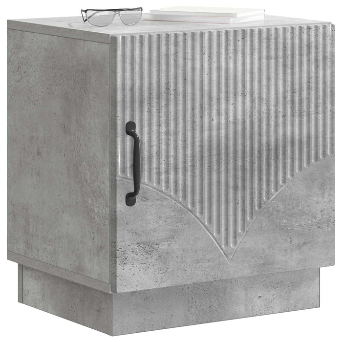 Noptieră Gri Concret 43 x 34,5 x 47 cm Lemn prelucrat - WALTI WALTI