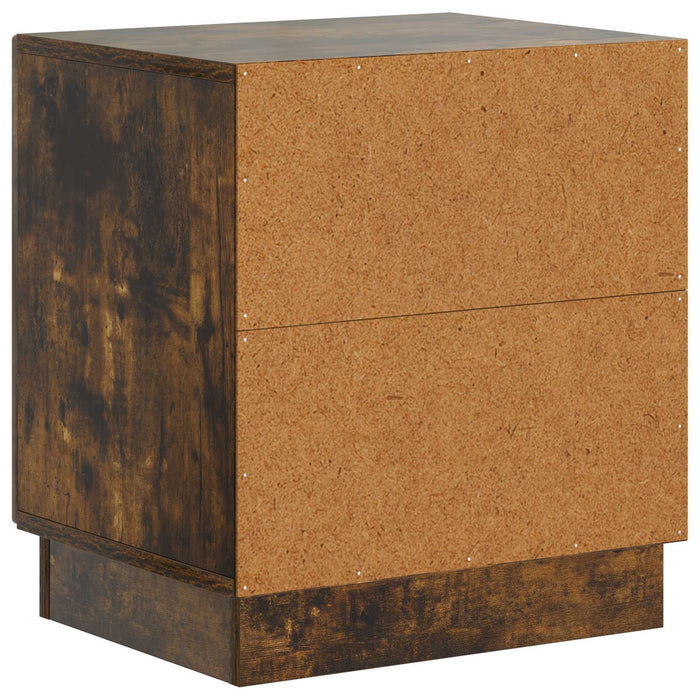 Noptieră Stejar fumuriu 43 x 34,5 x 47 cm Lemn prelucrat - WALTI WALTI