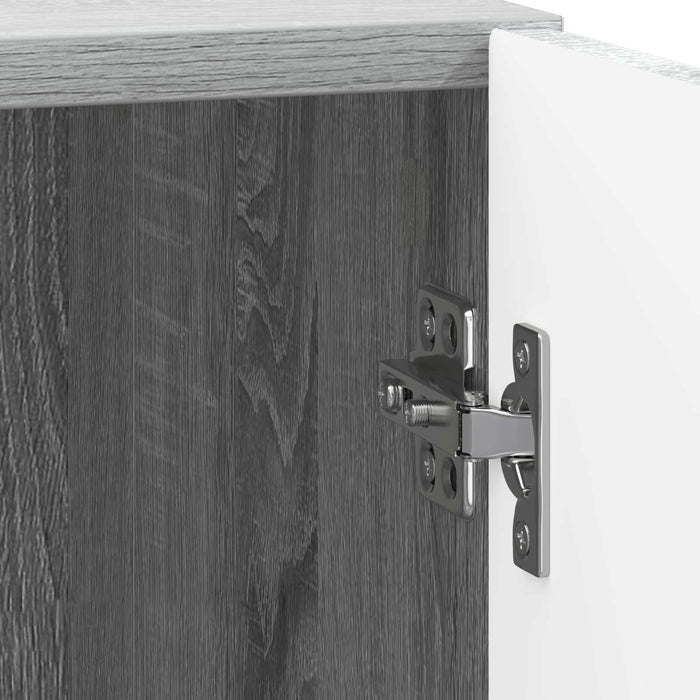 Noptieră Sonoma gri 43 x 34,5 x 47 cm Lemn prelucrat - WALTI WALTI