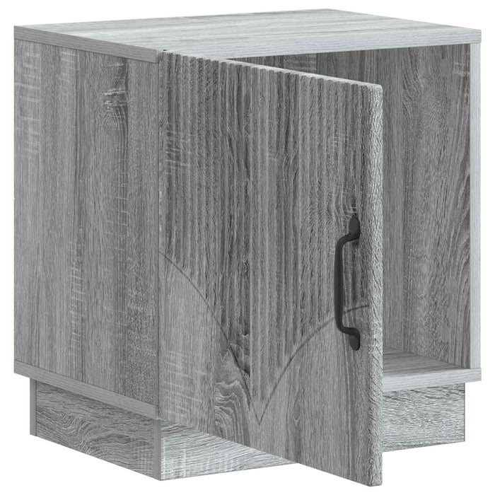 Noptieră Sonoma gri 43 x 34,5 x 47 cm Lemn prelucrat - WALTI WALTI
