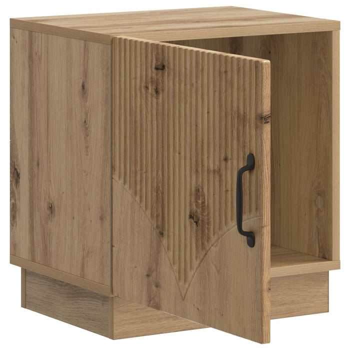 Noptieră Stejar artizanal 43 x 34,5 x 47 cm Lemn prelucrat - WALTI WALTI