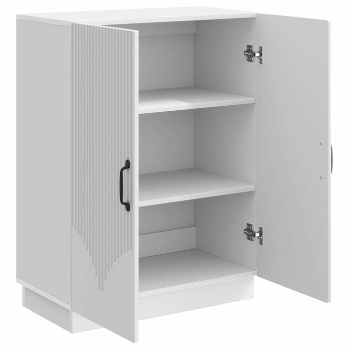 Bufet Alb foarte lucios 66 x 34,5 x 87 cm Lemn prelucrat - WALTI WALTI