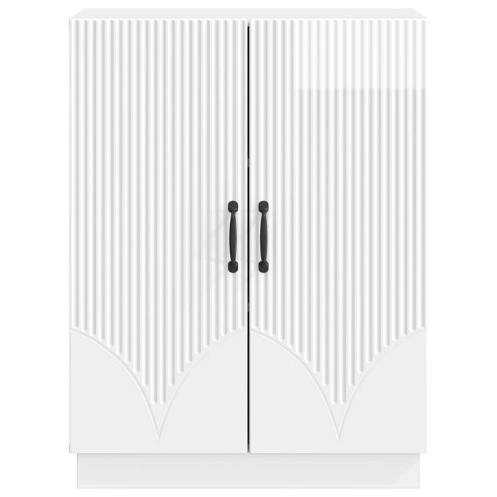 Bufet Alb foarte lucios 66 x 34,5 x 87 cm Lemn prelucrat - WALTI WALTI