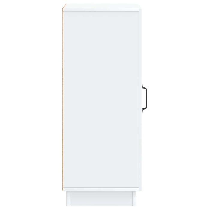 Bufet Alb 33 x 34,5 x 87 cm Lemn prelucrat - WALTI WALTI