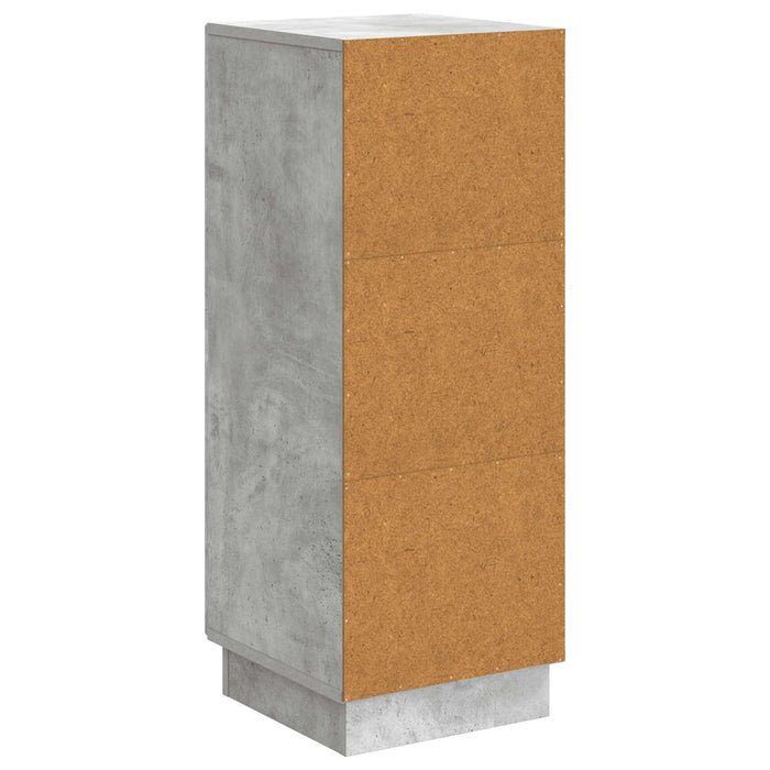 Bufet Gri Beton 33 x 34,5 x 87 cm Lemn prelucrat - WALTI WALTI