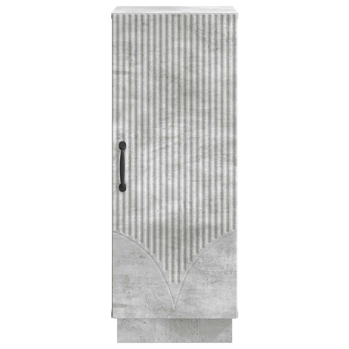 Bufet Gri Beton 33 x 34,5 x 87 cm Lemn prelucrat - WALTI WALTI
