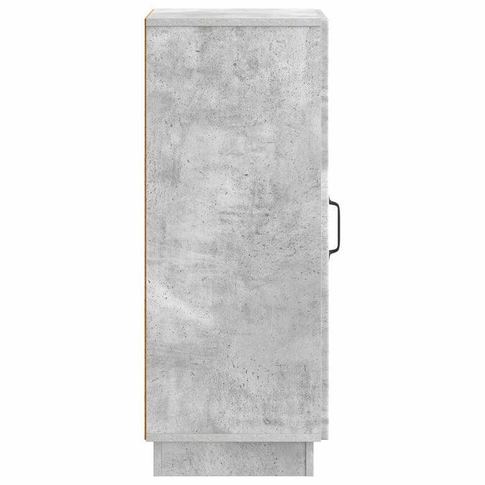 Bufet Gri Beton 33 x 34,5 x 87 cm Lemn prelucrat - WALTI WALTI