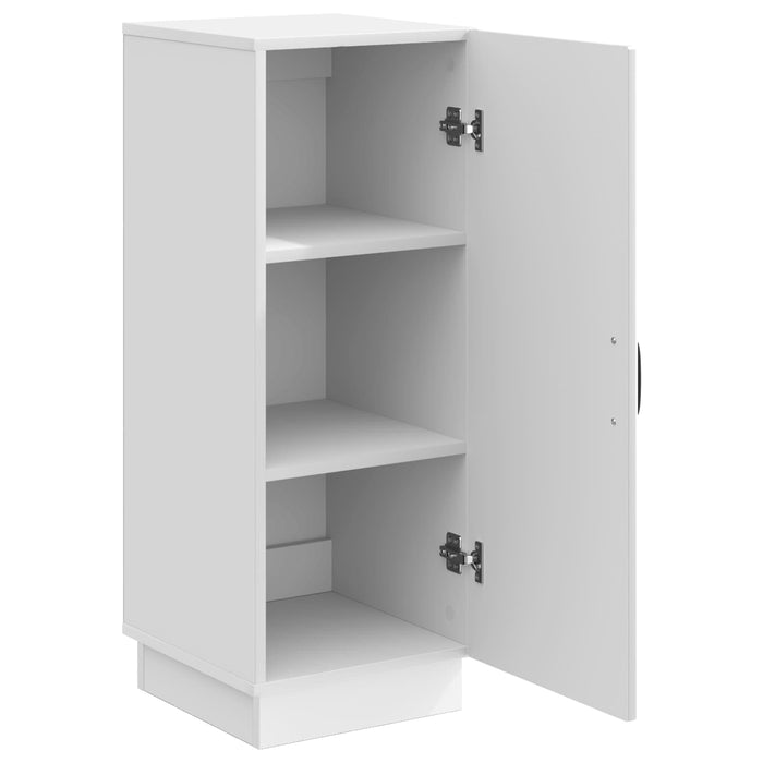 Bufet Alb foarte lucios 33 x 34,5 x 87 cm Lemn prelucrat - WALTI WALTI