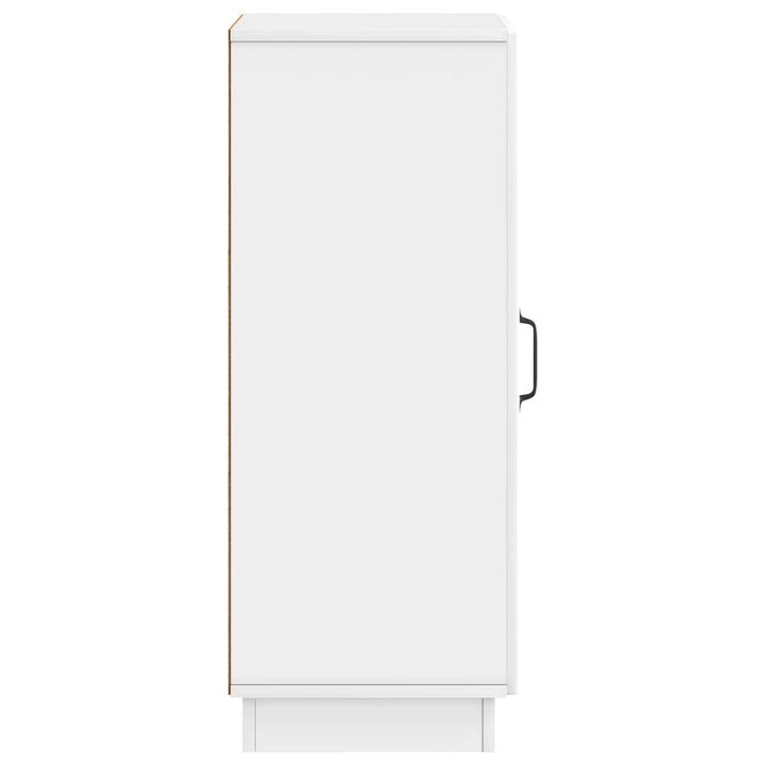 Bufet Alb foarte lucios 33 x 34,5 x 87 cm Lemn prelucrat - WALTI WALTI