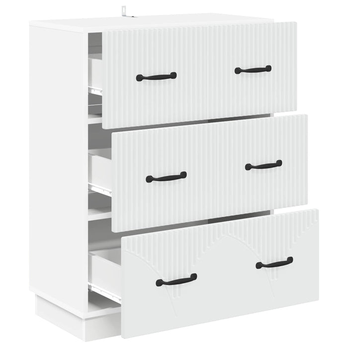 Dulap cu sertare Alb 66 x 34,5 x 87 cm Lemn prelucrat WALTI