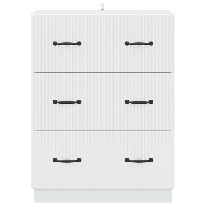 Dulap cu sertare Alb 66 x 34,5 x 87 cm Lemn prelucrat WALTI