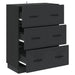 Dulap cu sertare Negru 66 x 34,5 x 87 cm Lemn prelucrat - WALTI WALTI