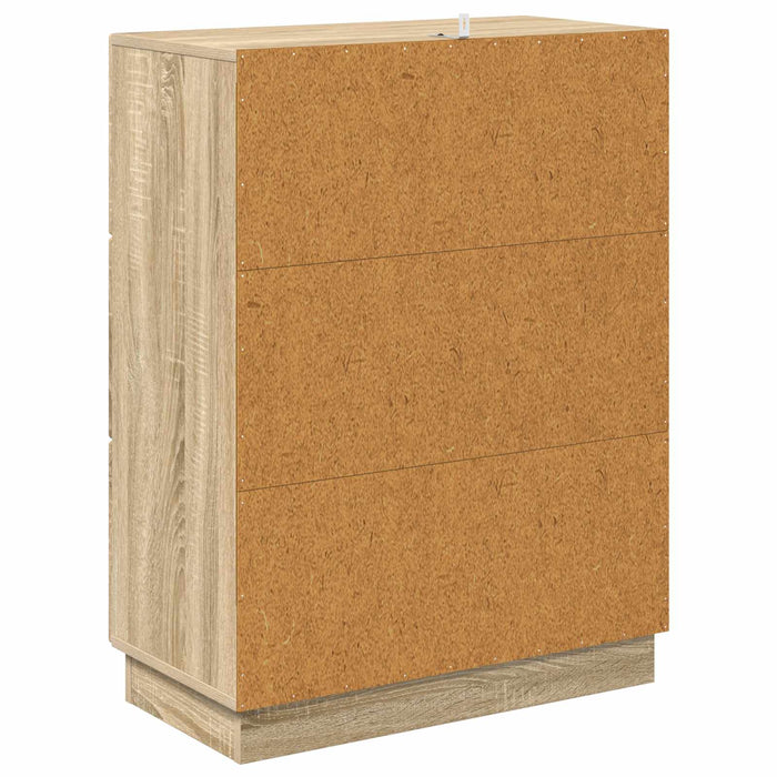 Dulap cu sertare Stejar Sonoma 66 x 34,5 x 87 cm Lemn prelucrat - WALTI WALTI