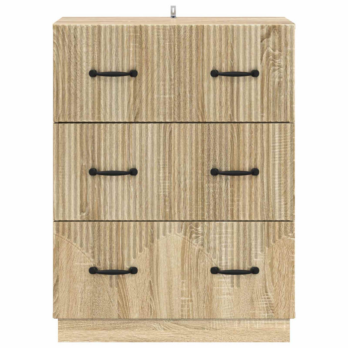 Dulap cu sertare Stejar Sonoma 66 x 34,5 x 87 cm Lemn prelucrat - WALTI WALTI