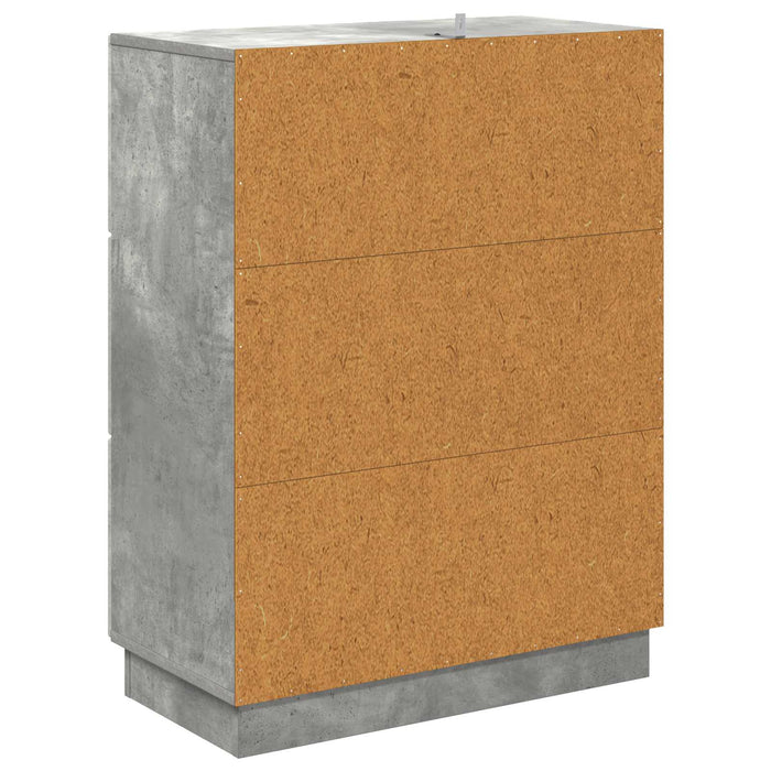 Dulap cu sertare Gri Beton 66 x 34,5 x 87 cm Lemn prelucrat - WALTI WALTI