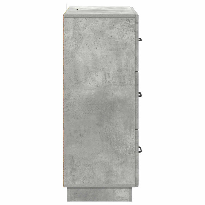 Dulap cu sertare Gri Beton 66 x 34,5 x 87 cm Lemn prelucrat - WALTI WALTI