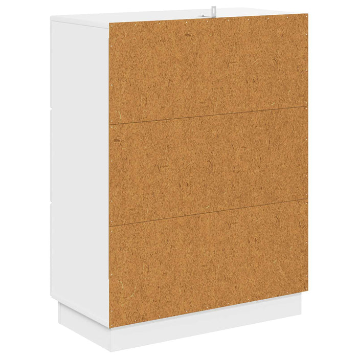 Dulap cu sertare Alb foarte lucios 66 x 34,5 x 87 cm - WALTI WALTI