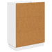 Dulap cu sertare Alb foarte lucios 66 x 34,5 x 87 cm - WALTI WALTI
