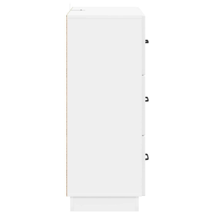 Dulap cu sertare Alb foarte lucios 66 x 34,5 x 87 cm - WALTI WALTI