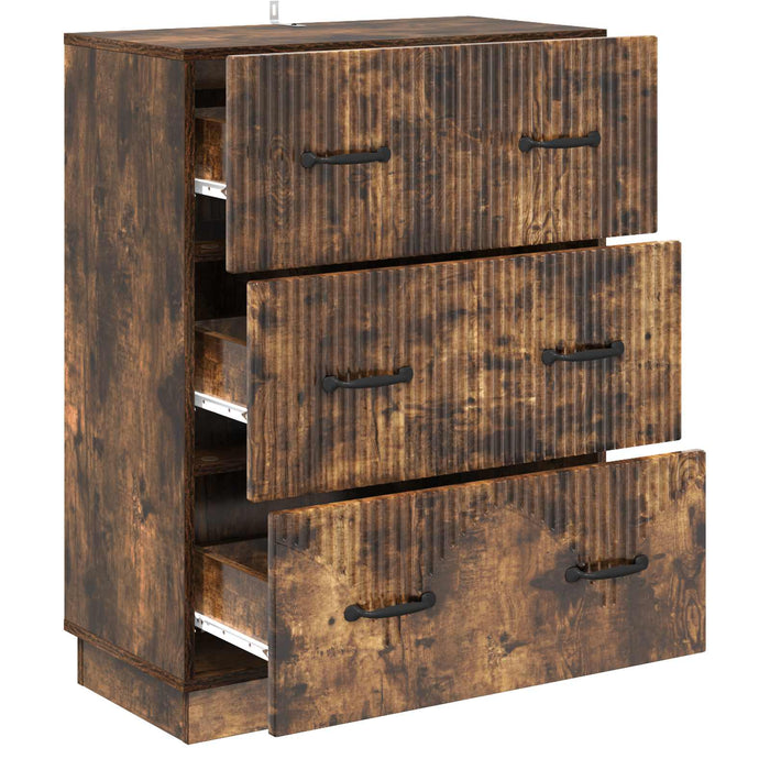 Dulap cu sertare Stejar fumuriu 66 x 34,5 x 87 cm - WALTI WALTI