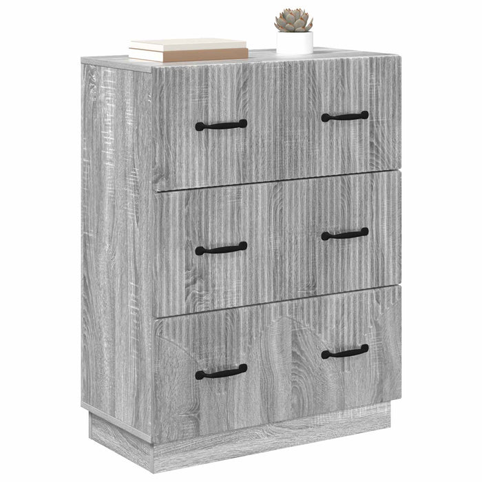 Dulap cu sertare Sonoma gri 66 x 34,5 x 87 cm Lemn prelucrat - WALTI WALTI